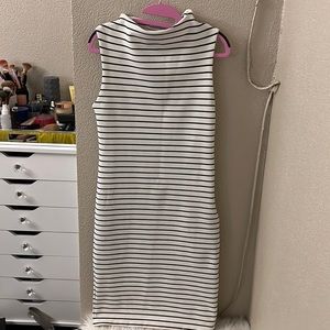 Zara striped midi dress